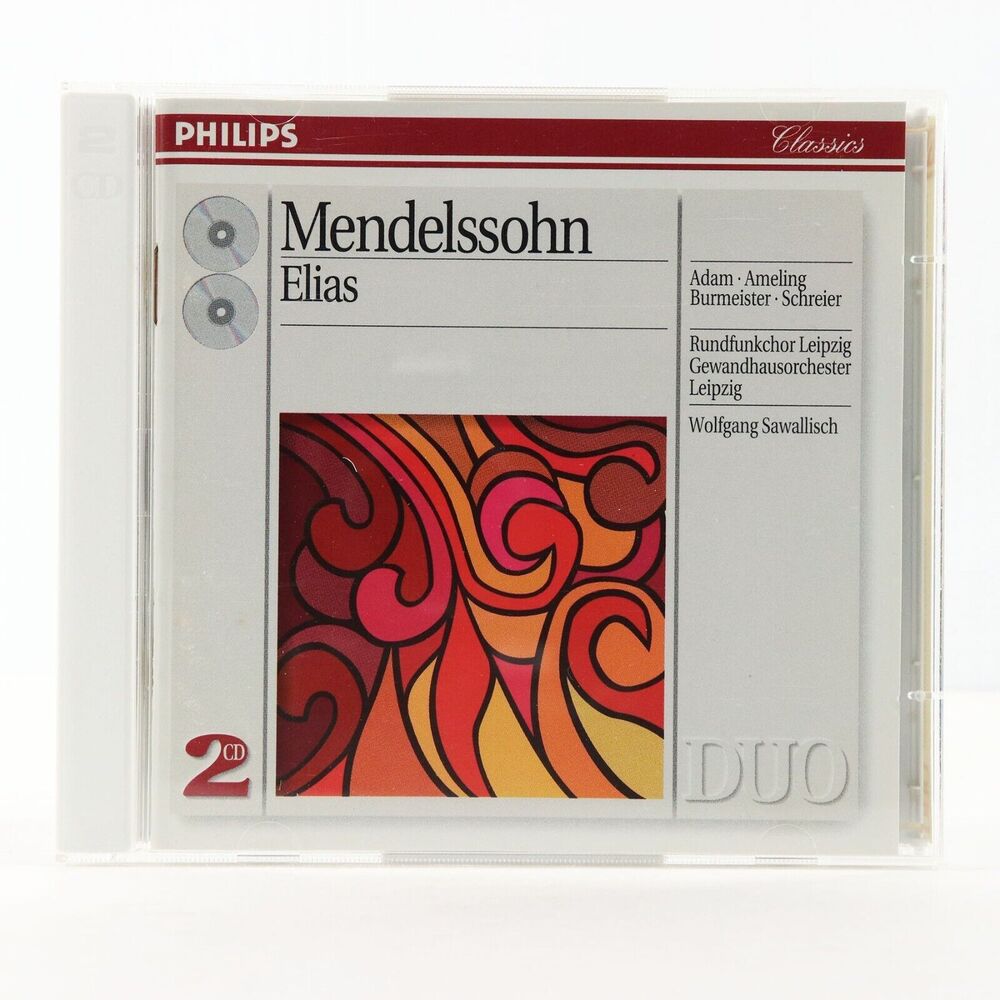 Mendelssohn: Elias, Elijah, Wolfgang Sawallisch (2 disc CD, 1993) 438 368-2